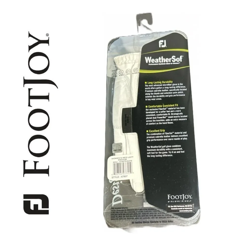 FootJoy WeatherSof Soft Leather-Like Feel Super‎ Grip Golf Glove